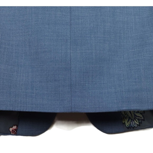 Sean John Men's Classic-Fit Stretch Suit Jacket Blue Solid 38S NWT - Picture 4 of 4